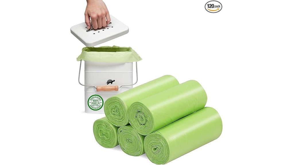 biodegradable 1 2 gallon trash bags