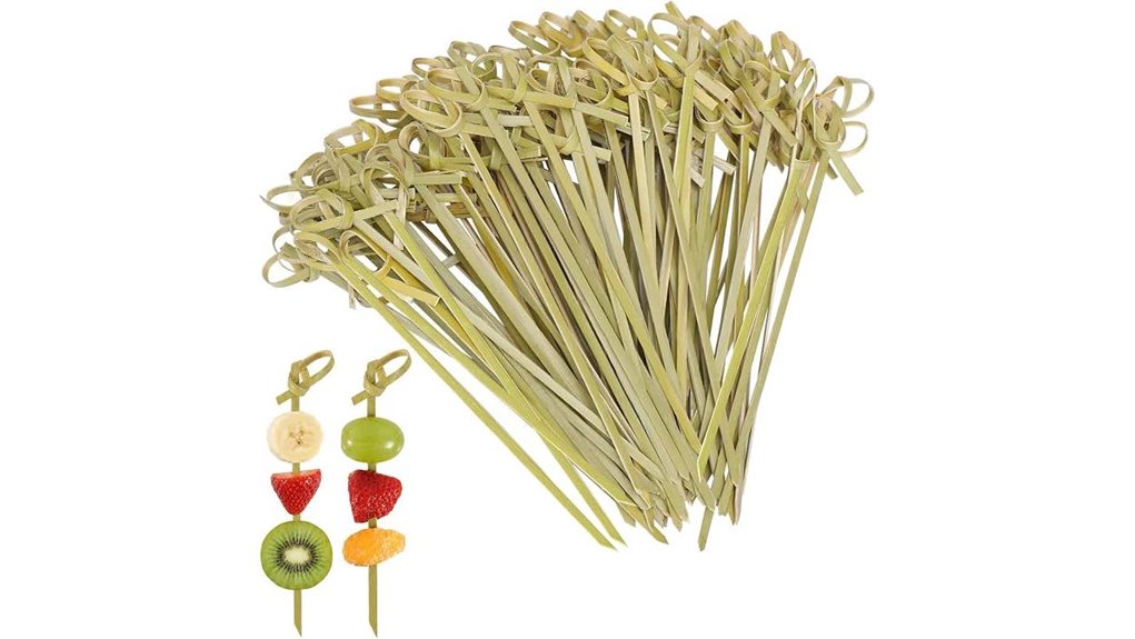 biodegradable bamboo cocktail picks
