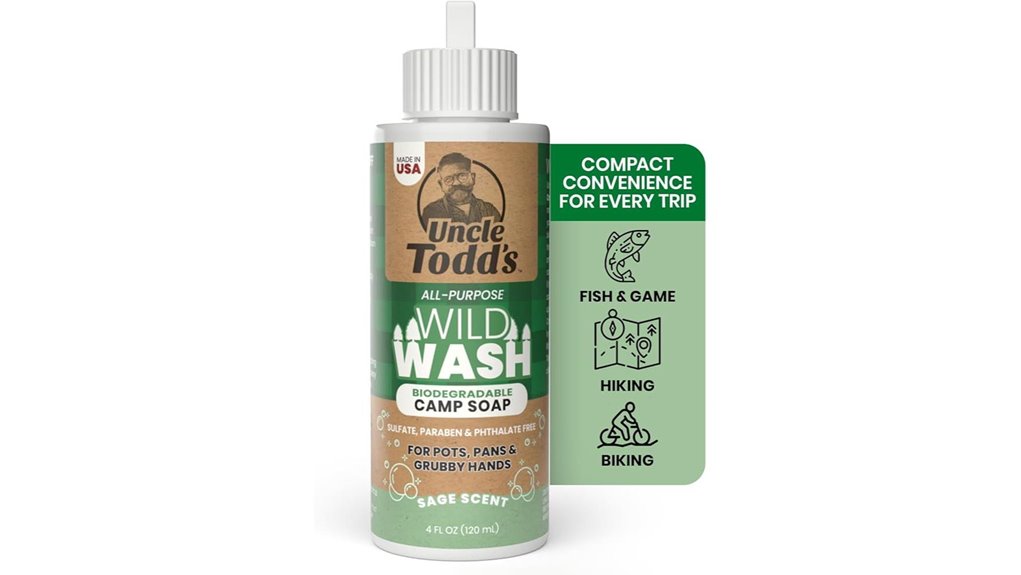 biodegradable wild wash soap