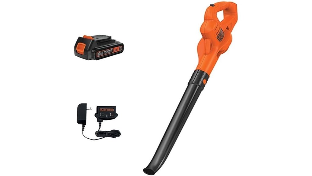 black decker 20v cordless leafblower