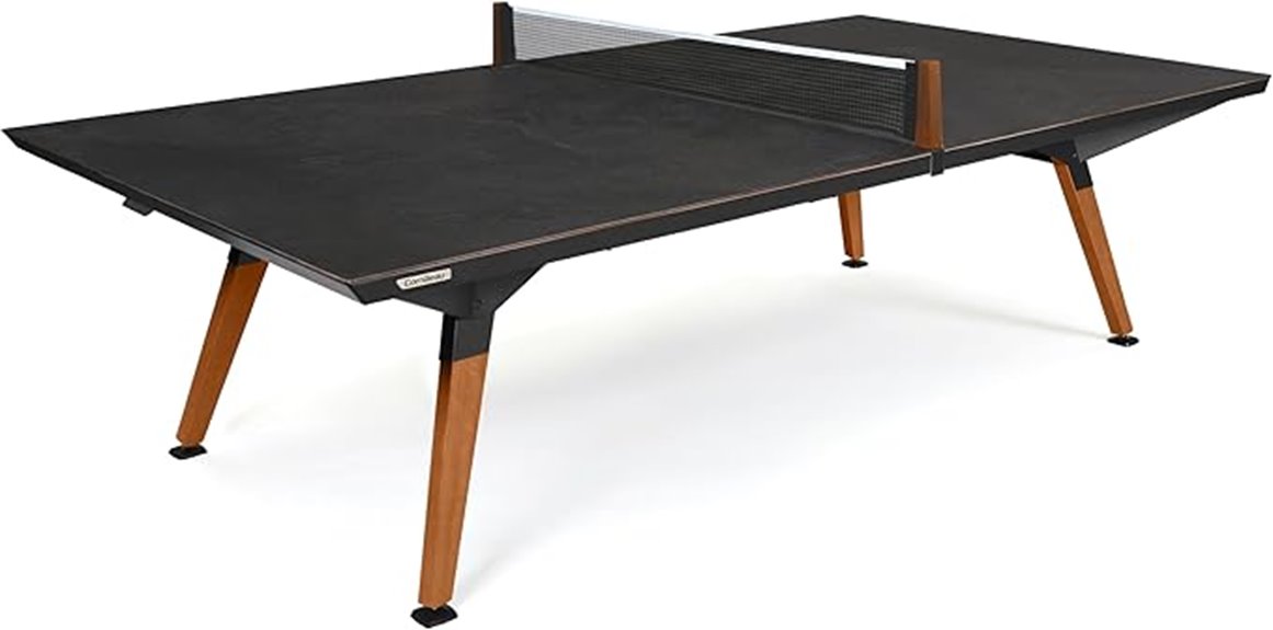 black french outdoor table