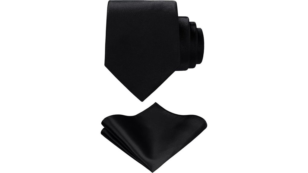 black satin necktie box