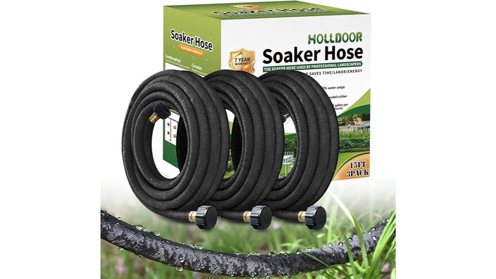 black short soaker hoses