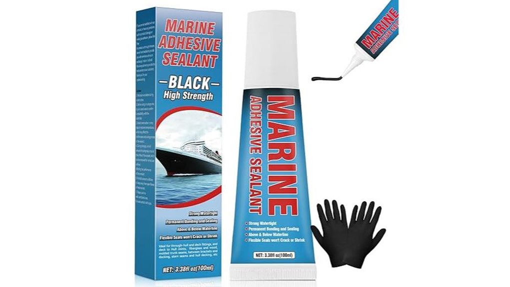 black silicone marine sealant
