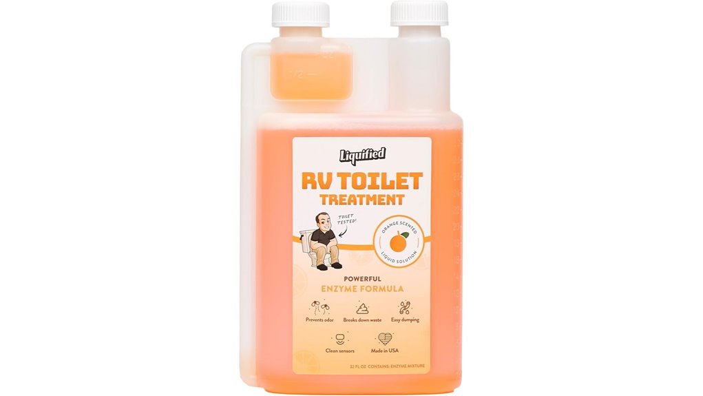 black tank smells orange