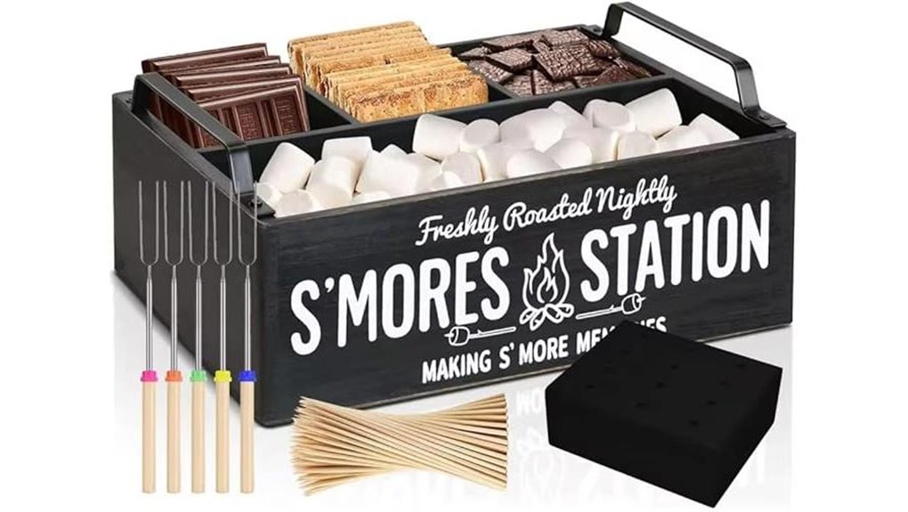 black wooden caddy organizer