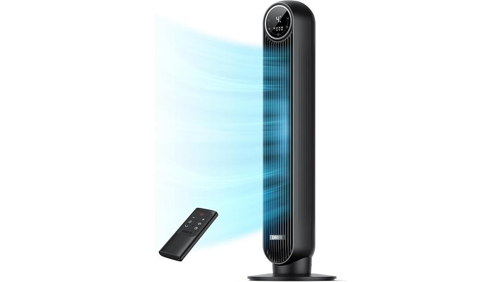 bladeless tower fan remote