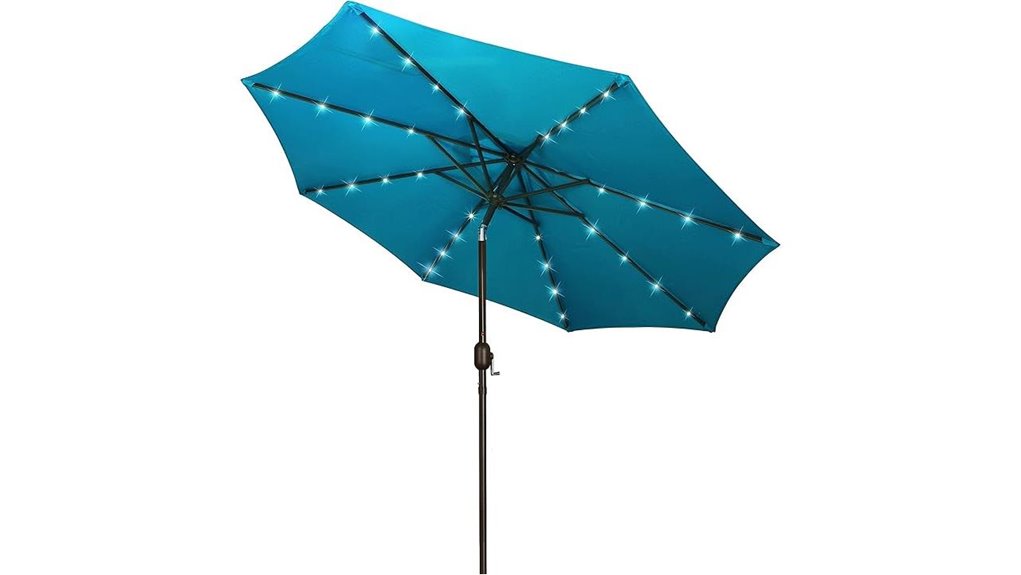 blissun solar 32 led umbrella