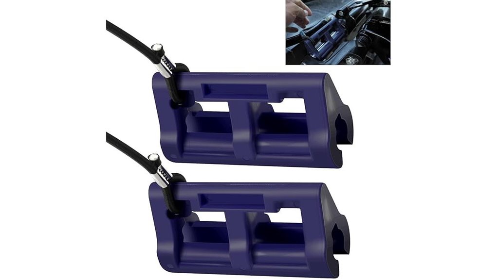 blue 4 inch hydraulic lock