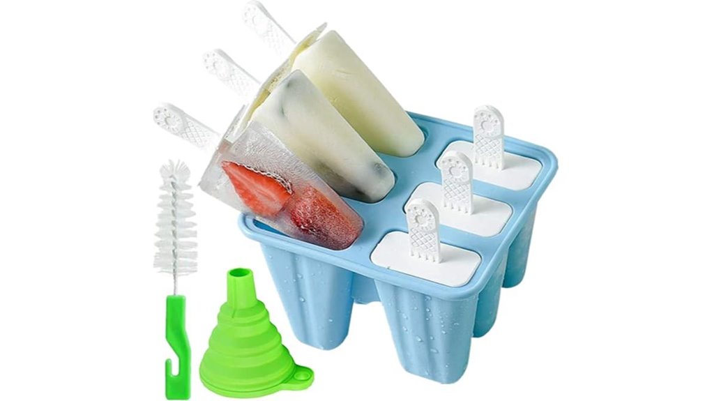 blue bpa free 6 pack molds