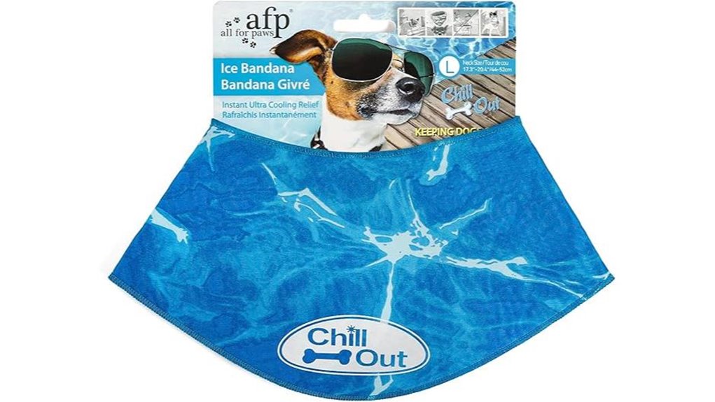 blue ice cooling bandana