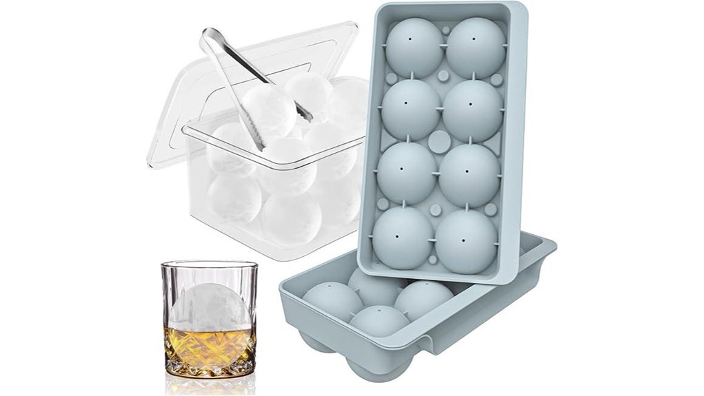 blue large whiskey trays