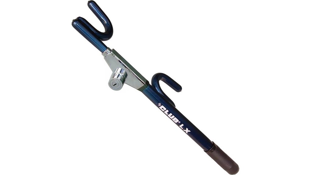 blue lx steering lock