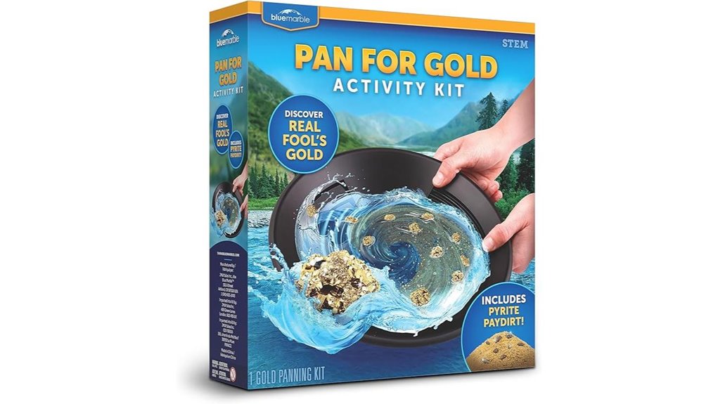 blue marble gold panning