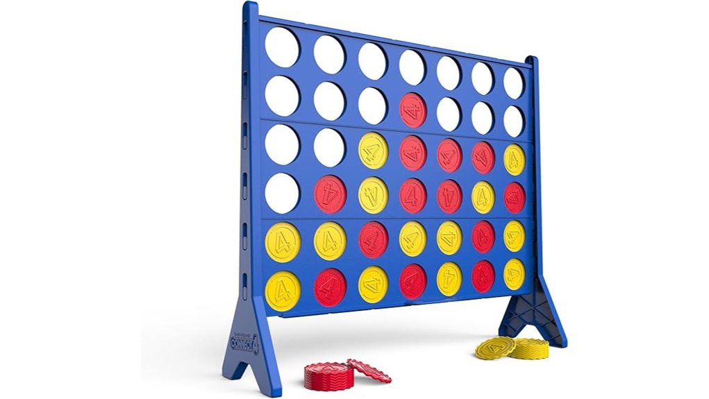 blue oversized connect four