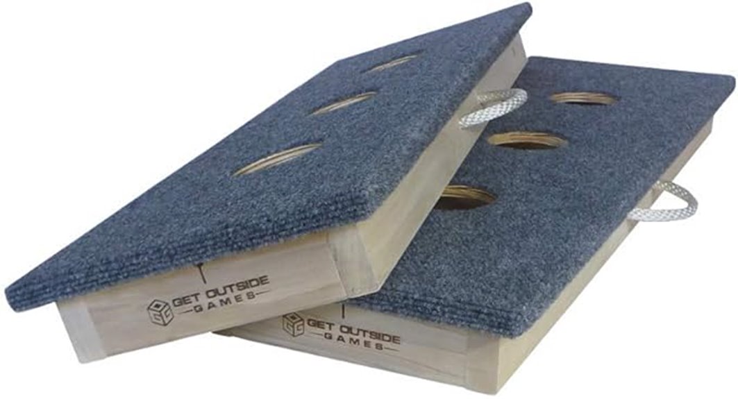 blue three hole washer boards