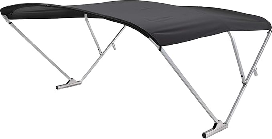 bluetooth enabled pontoon bimini top