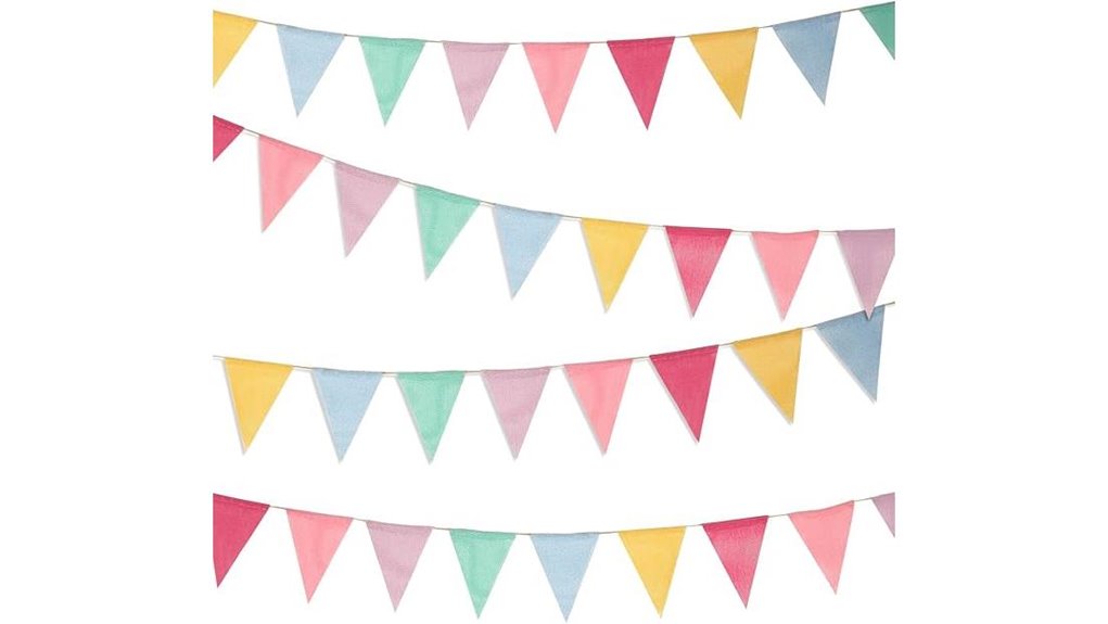 boao 48 piece burlap garland