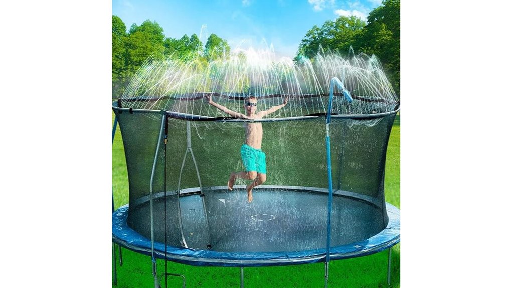 bobor kids trampoline sprinkler
