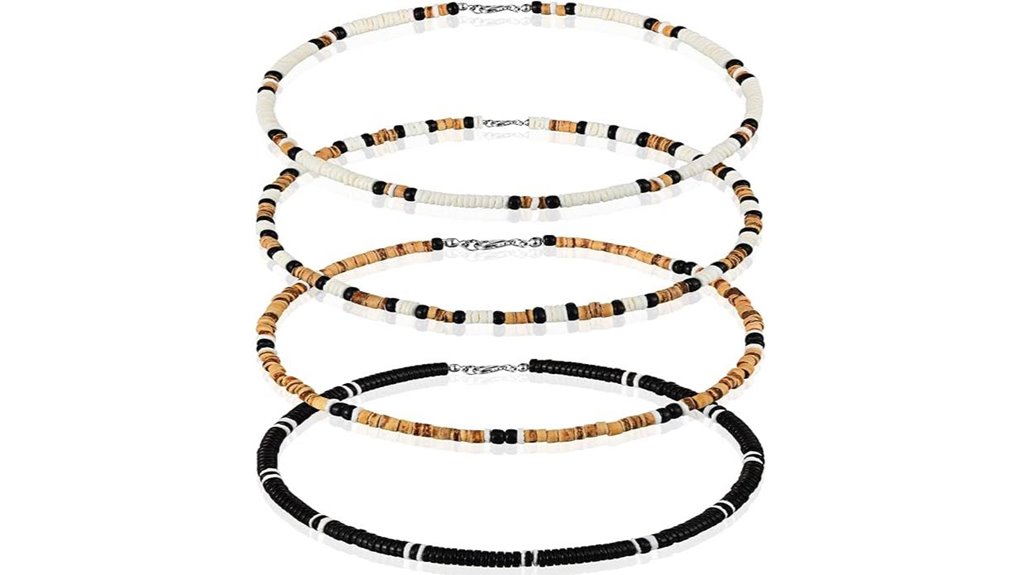 bonuci four puka necklaces