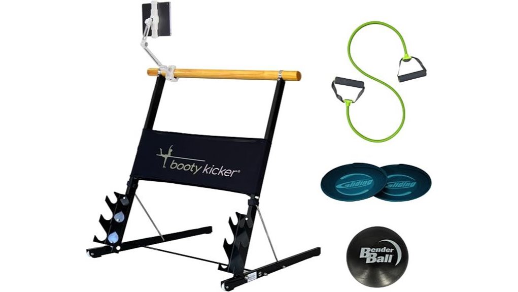 booty kicker portable ballet barre bundle