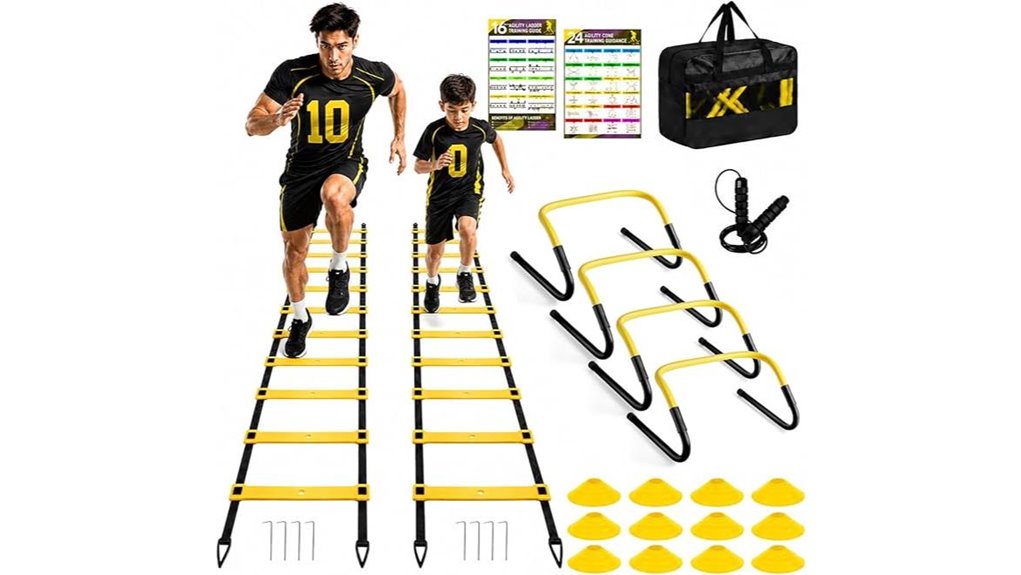 bornew dual agility ladders