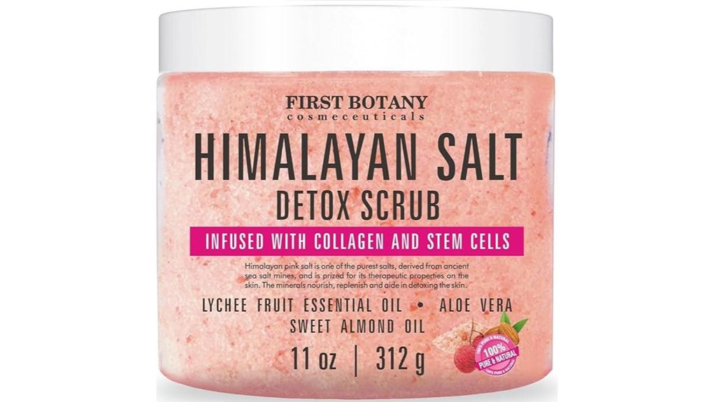 botany himalayan salt scrub