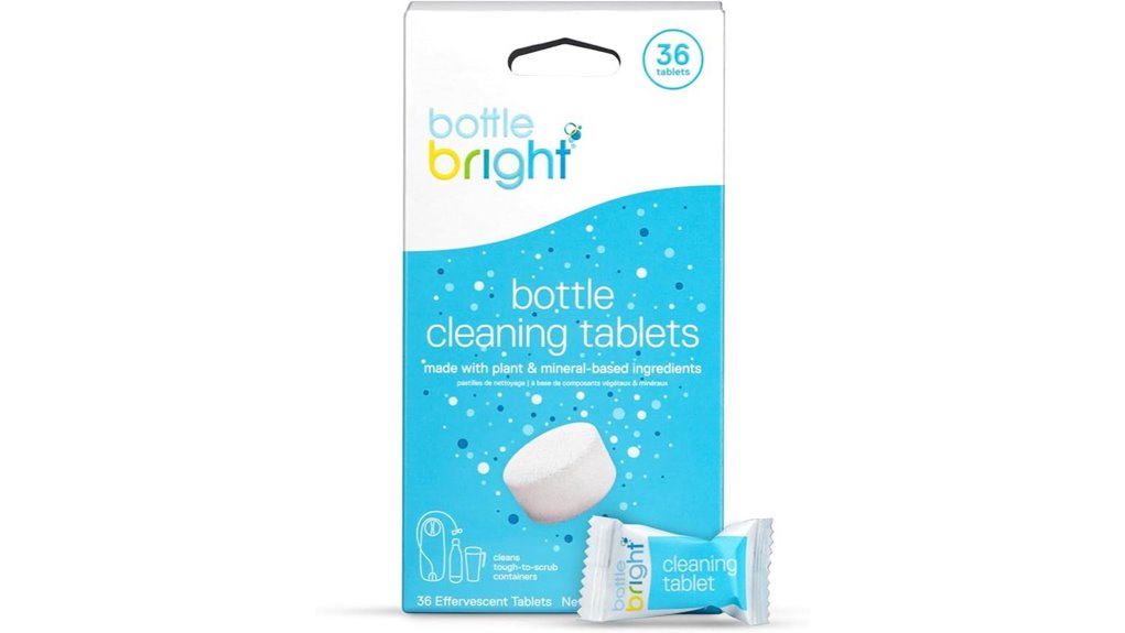 bottle bright cleaning tablets