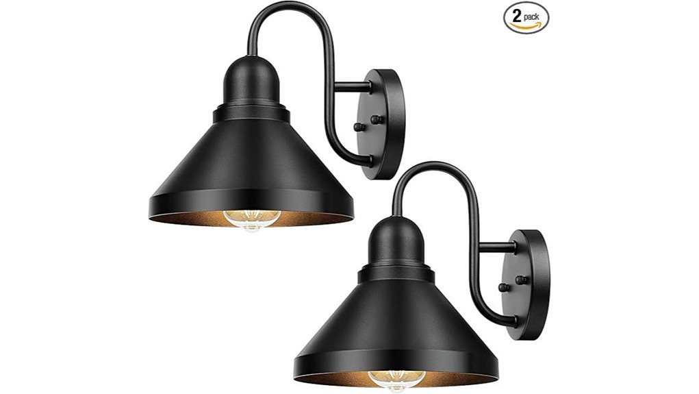 brightever barn gooseneck lights