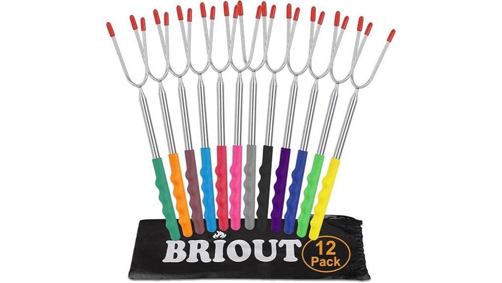 briout 45 inch stainless sticks