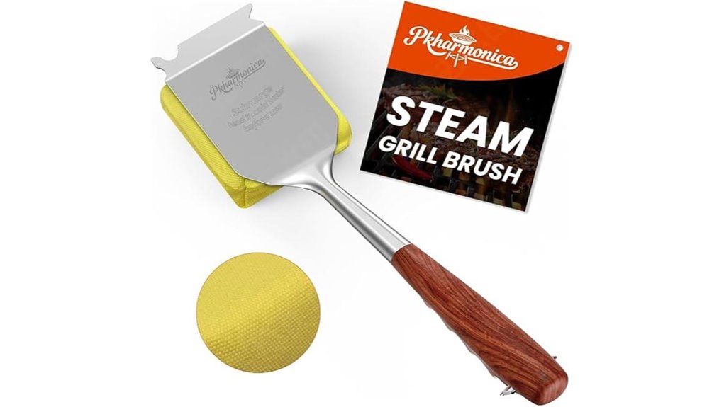 bristle free outdoor grill scraper