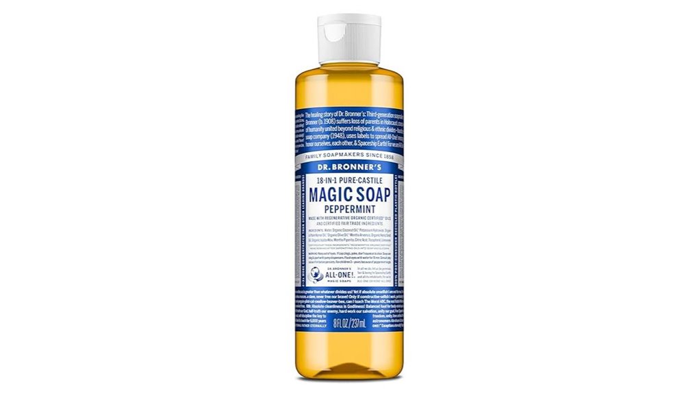 bronner s peppermint castile soap
