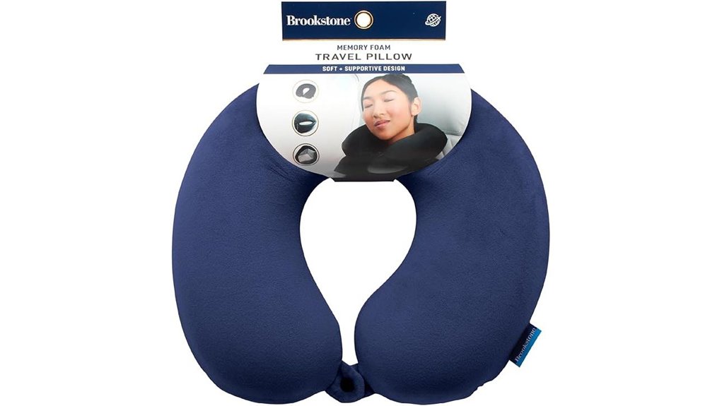 brookstone u shaped memory foam