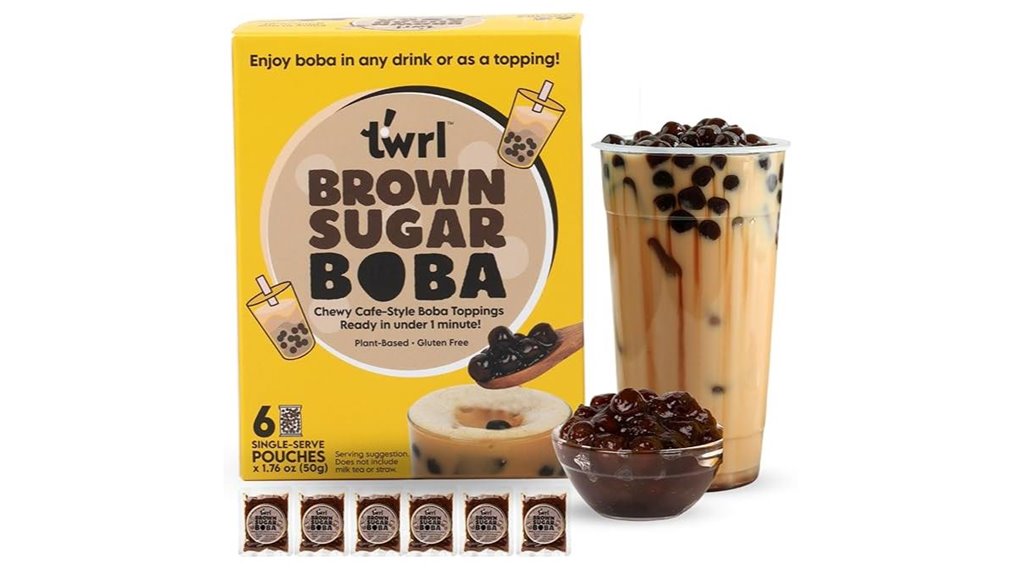 brown sugar boba six serving