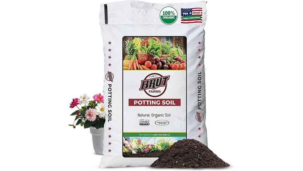 brut organic potting soil
