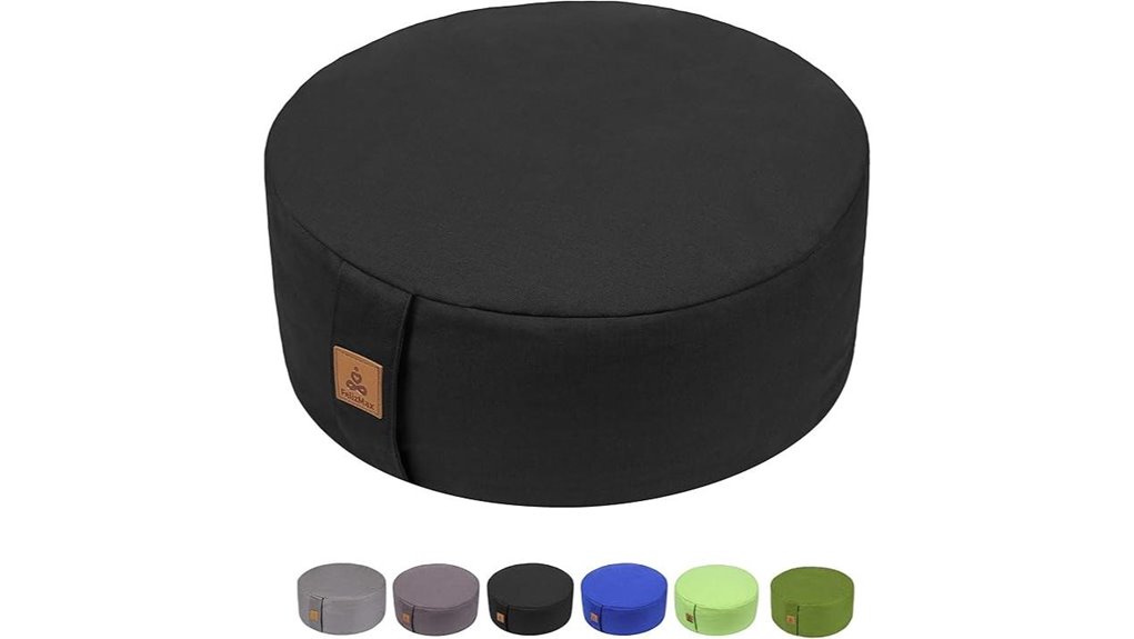 buckwheat zafu meditation cushion