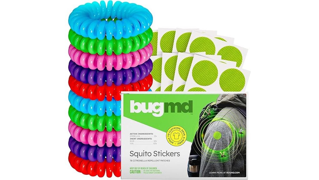 bugmd mosquito stickers bracelets