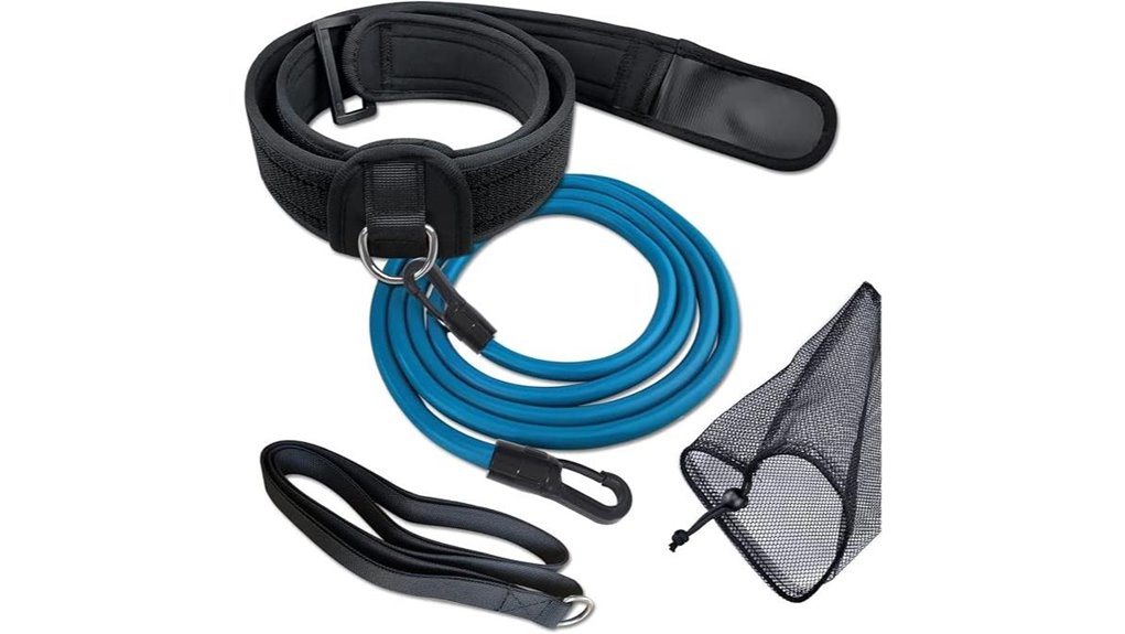 bungee enabled adjustable swim belt