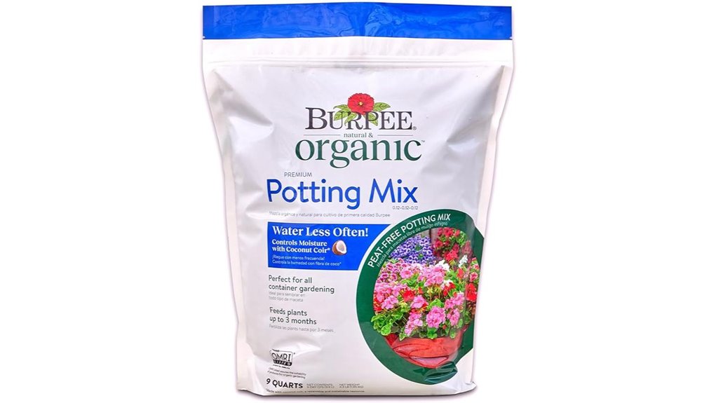 burpee 9 quart organic soil