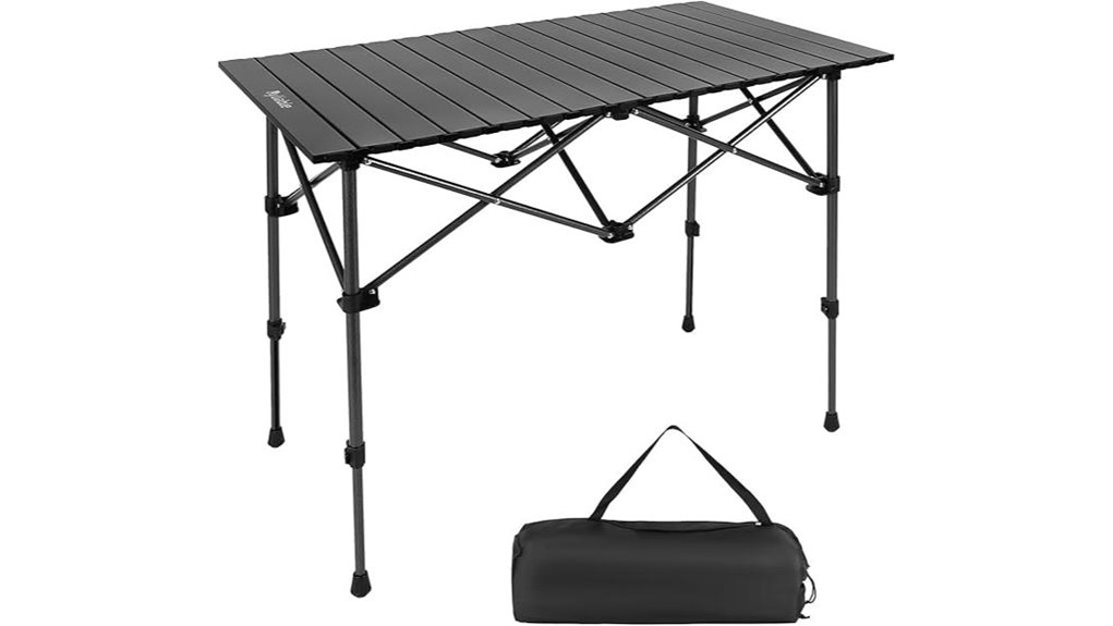 byliable aluminum folding table