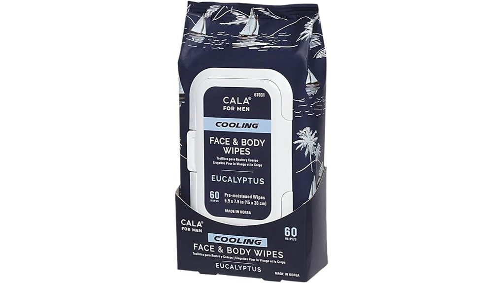 cala men 60 sheet wipes