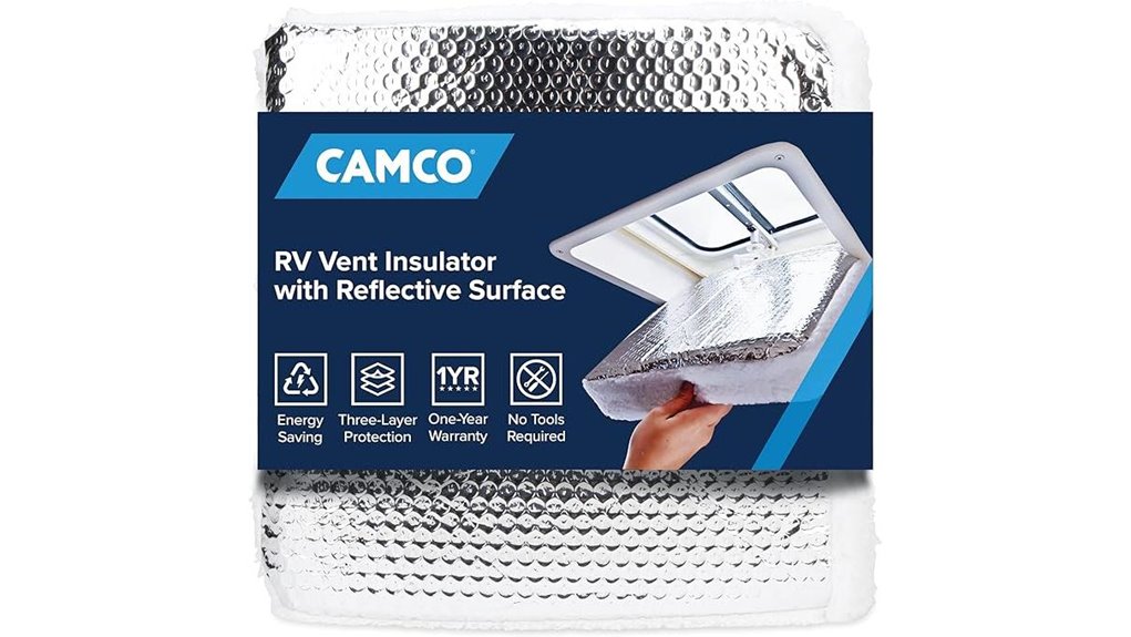 camco 3 layer rv insulator cover