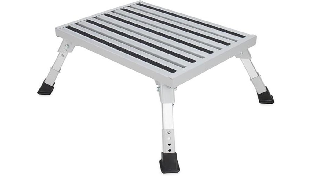 camco adjustable aluminum stool