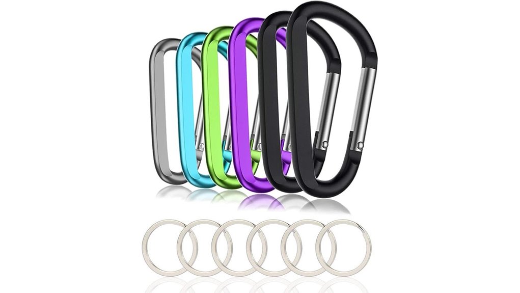 camptek 3 inch aluminum carabiner