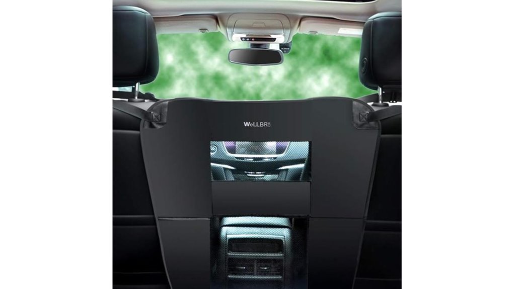 car backseat mesh barrier
