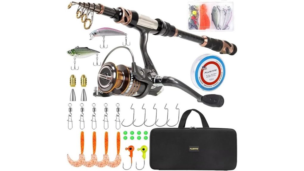 carbon fiber rod reel combo