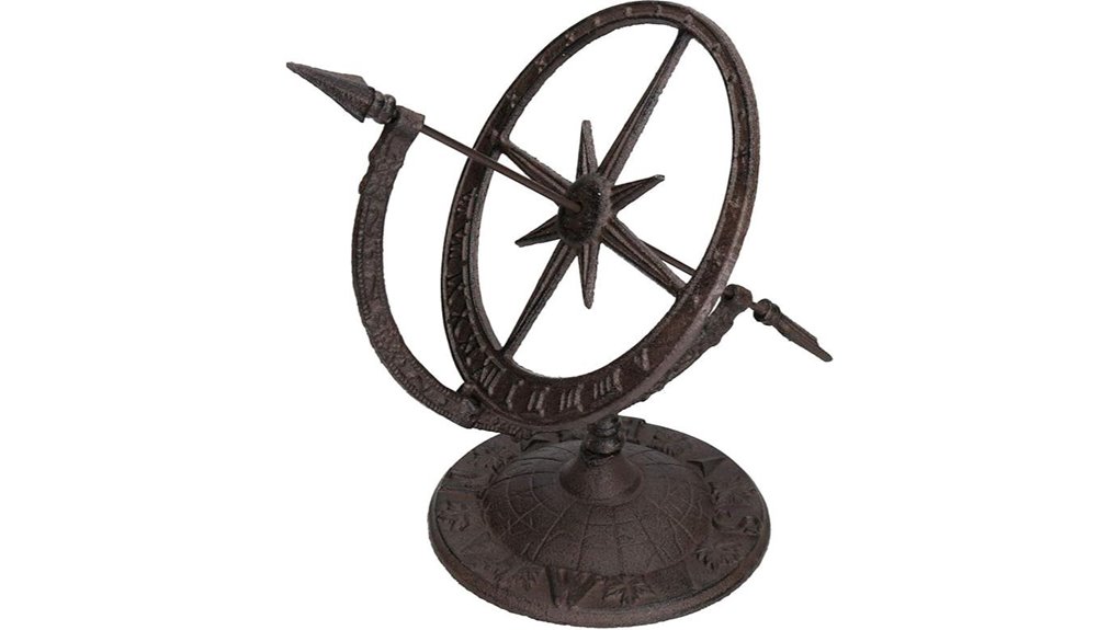 cast iron garden sundial