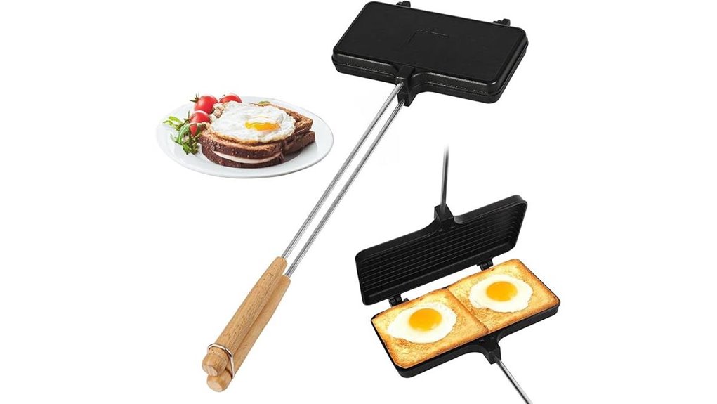 cast iron sandwich pie maker