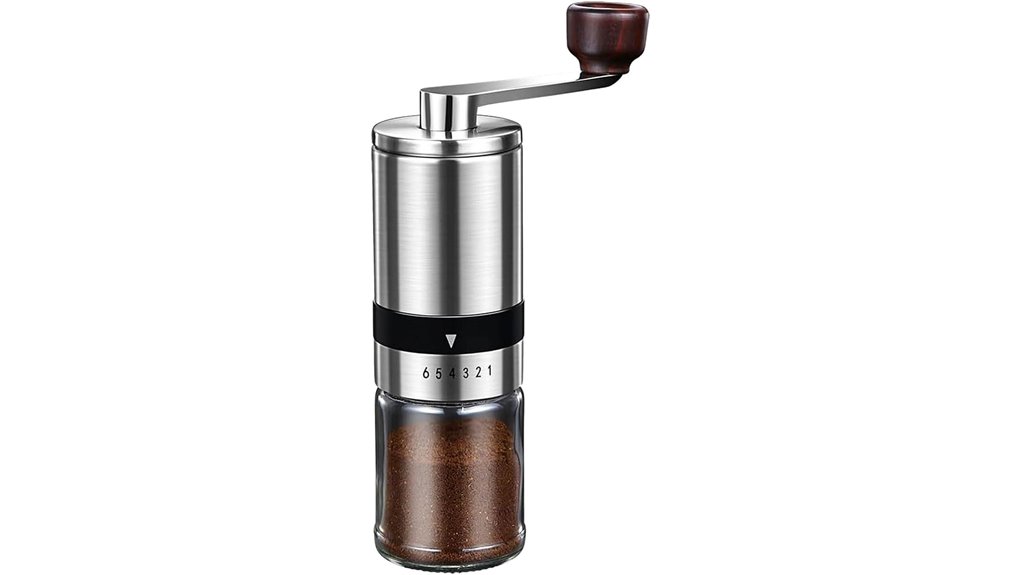 ceramic burr handcrank grinder