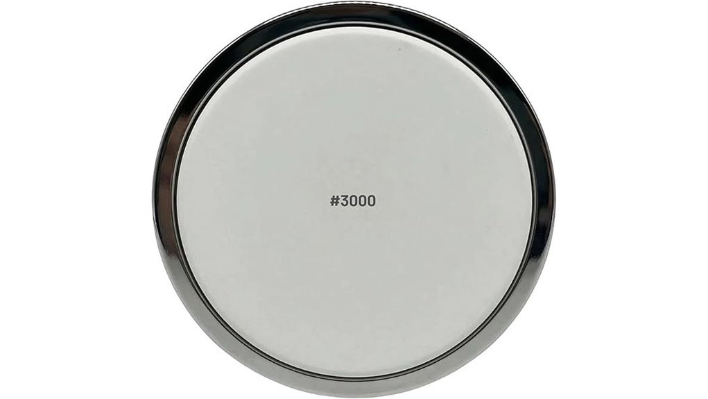 ceramic disc sharpens hone